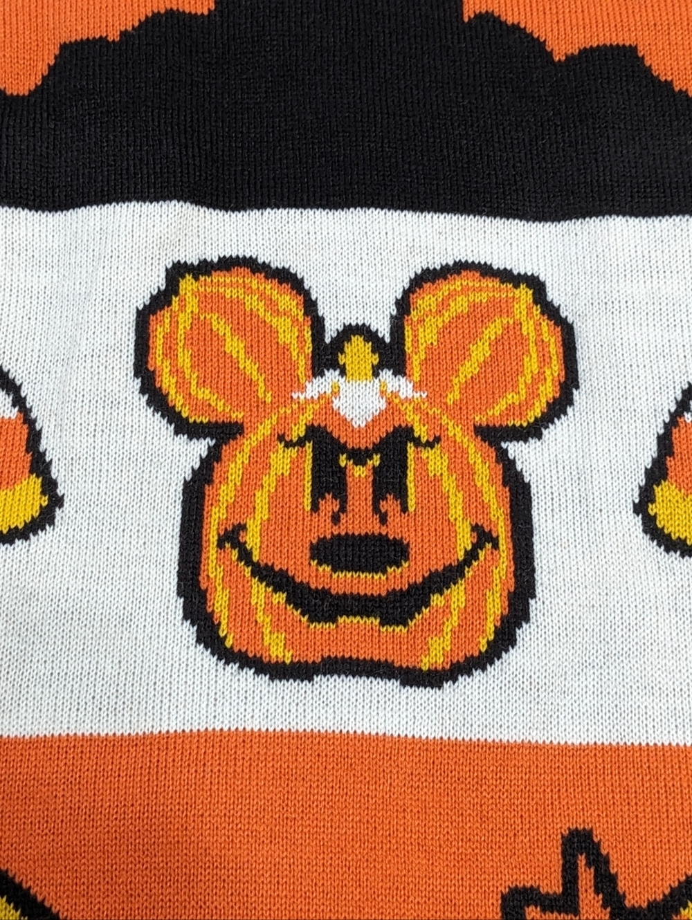 NWT! Her Universe X Disney Halloween Icons Striped Candy Corn Cardigan Sweater S - Picture 13 of 13